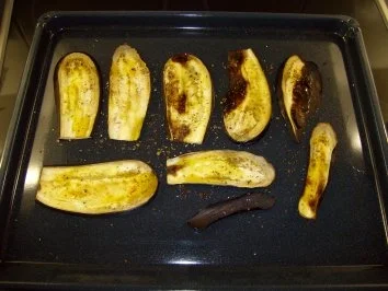 Rezept: Auberginen vom Blech Bild Nr. 2 Auberginen vom Blech - Rezept - Bild Nr. 2
