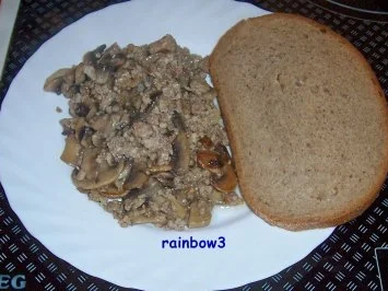 Rezept: Kochen: Pilz-Hackfleisch-Pfanne Kochen: Pilz-Hackfleisch-Pfanne - Rezept