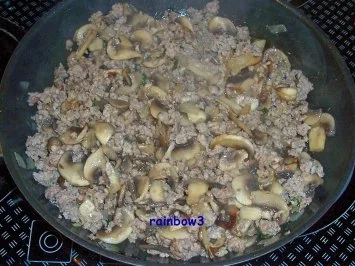 Rezept: Kochen: Pilz-Hackfleisch-Pfanne Bild Nr. 4 Kochen: Pilz-Hackfleisch-Pfanne - Rezept - Bild Nr. 4