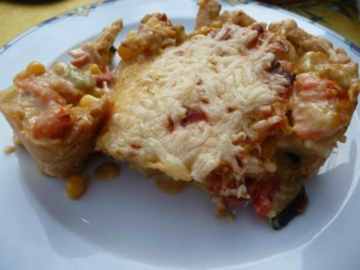 Mexikanischer Gemüsekuchen - Rezept - Bild Nr. 17