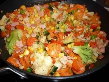 Rezept: Mexikanischer Gemüsekuchen Bild Nr. 10 Mexikanischer Gemüsekuchen - Rezept - Bild Nr. 10