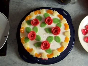 Ananas-Marzipan-Torte - Rezept