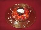 Kokos-Sorbet mit Erdbeer-Ragout - Rezept