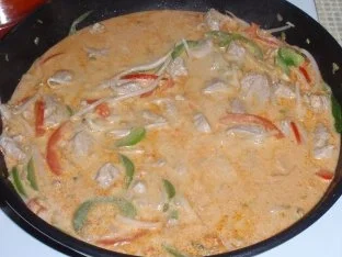 Rezept: Gemüsefilet mit Reisnudeln Bild Nr. 6 Gemüsefilet mit Reisnudeln - Rezept - Bild Nr. 6