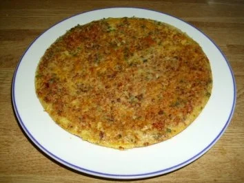 Rezept: Faschiertes Omelett Faschiertes Omelett - Rezept