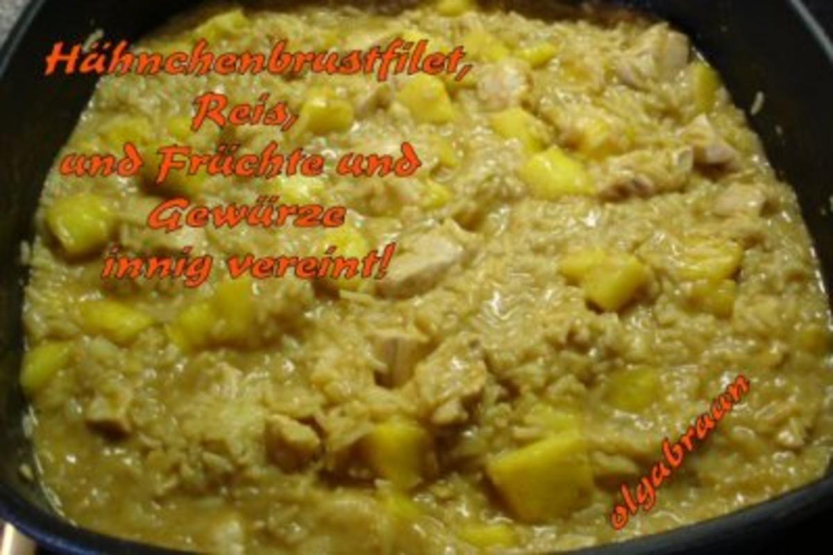 Curryreistopf mit Hähnchenbrustfilet und Ananas - Rezept - Bild Nr. 5