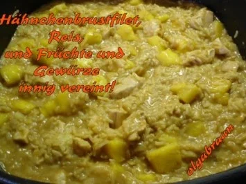 Curryreistopf mit Hähnchenbrustfilet und Ananas - Rezept - Bild Nr. 5