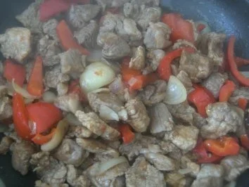 Gulasch- Schwenkkartoffeln- - Rezept - Bild Nr. 3