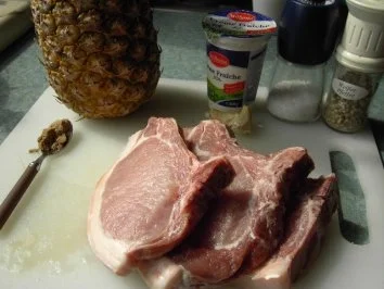 Rezept: Marinierte Ananassteak Bild Nr. 2 Marinierte Ananassteak - Rezept - Bild Nr. 2