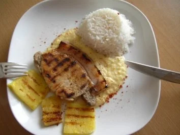 Rezept: Marinierte Ananassteak Bild Nr. 6 Marinierte Ananassteak - Rezept - Bild Nr. 6