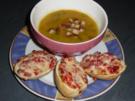 Süppchen: Karotten - Kartoffelsuppe mit Croutons - Rezept