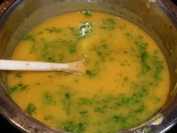 Süppchen: Karotten - Kartoffelsuppe mit Croutons - Rezept - Bild Nr. 3