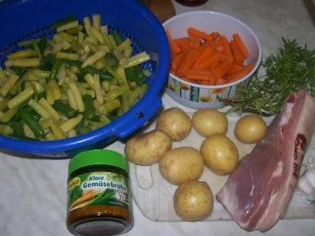 Eintopf - Bohnensuppe zweierlei - Rezept - Bild Nr. 2