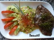 Rosmarinleber an Wirsing im Speckrahm mit Salzkartoffeln - Rezept