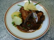 Putenschnitzel eingerollt - Rezept