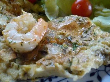 Rezept: Rührei mit King-Prawns Rührei mit King-Prawns - Rezept