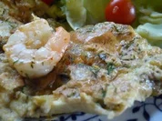 Rührei mit King-Prawns - Rezept