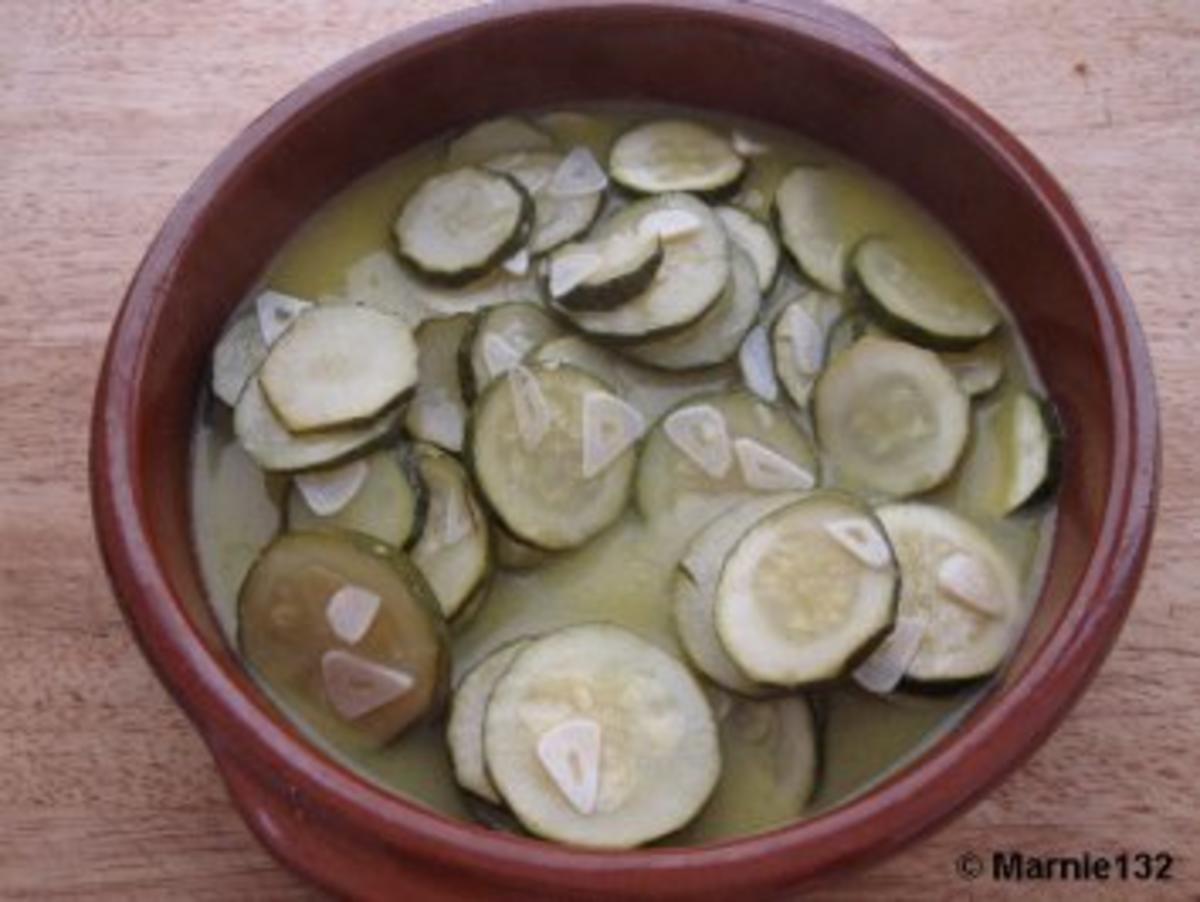 marinierte Zucchini - Rezept