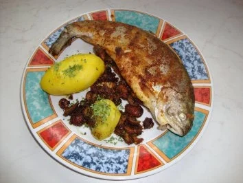 Rezept: Gefüllte Forellen Gefüllte Forellen - Rezept