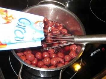 Joghurt-Mintcreme auf Kirschen ...vonne Sabine - Rezept - Bild Nr. 5