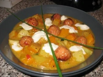 Indischer Curry-Kürbistopf - Rezept - Bild Nr. 2