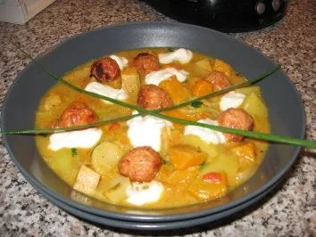 Indischer Curry-Kürbistopf - Rezept - Bild Nr. 4