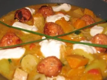 Indischer Curry-Kürbistopf - Rezept - Bild Nr. 6