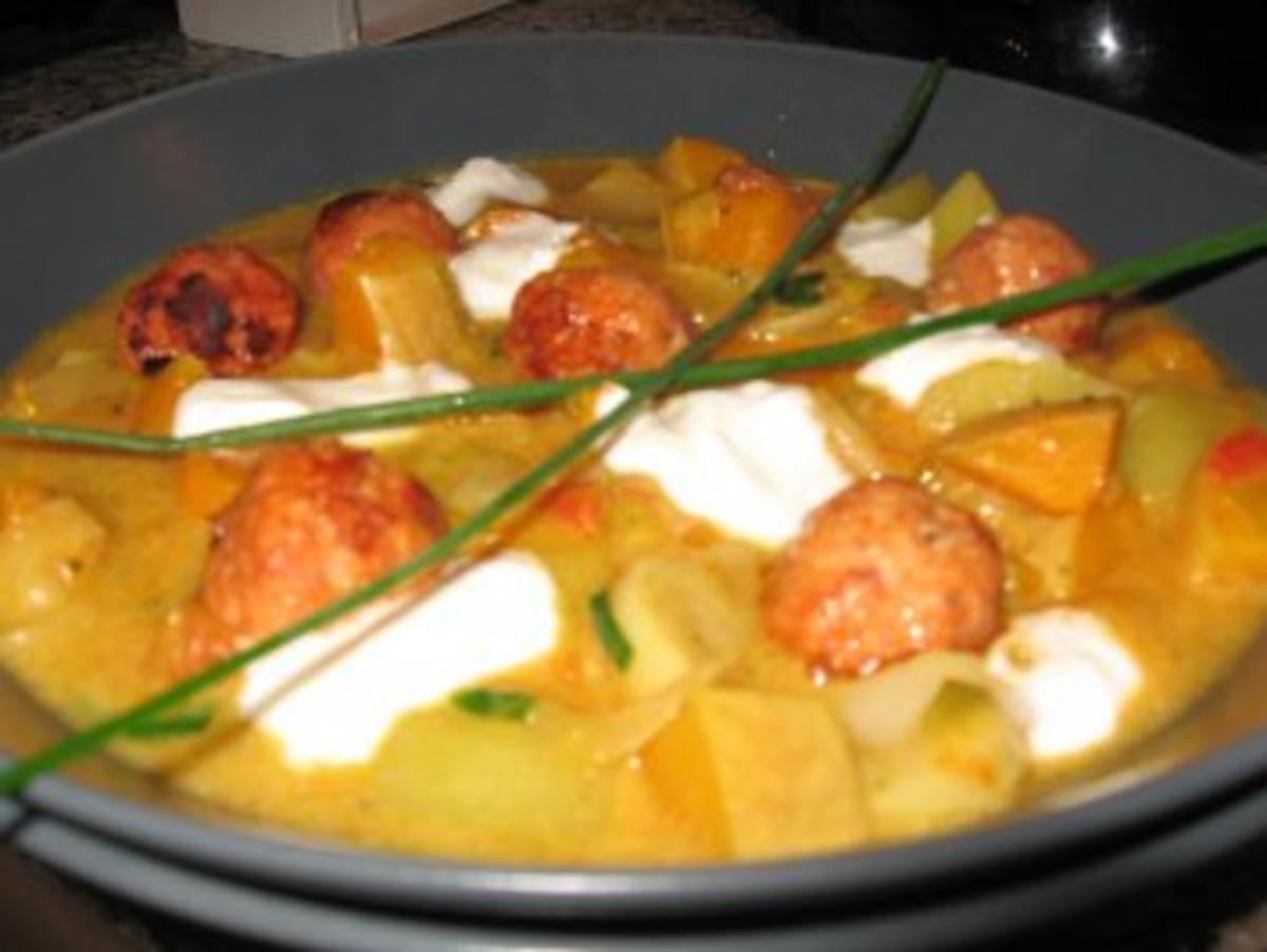 Indischer Curry-Kürbistopf - Rezept mit Bild - kochbar.de