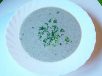 Kochen: Champignon-Cremesuppe - Rezept
