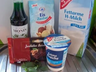 Dessert: After Eight - Eis ... mit frischer Minze - Rezept - Bild Nr. 2