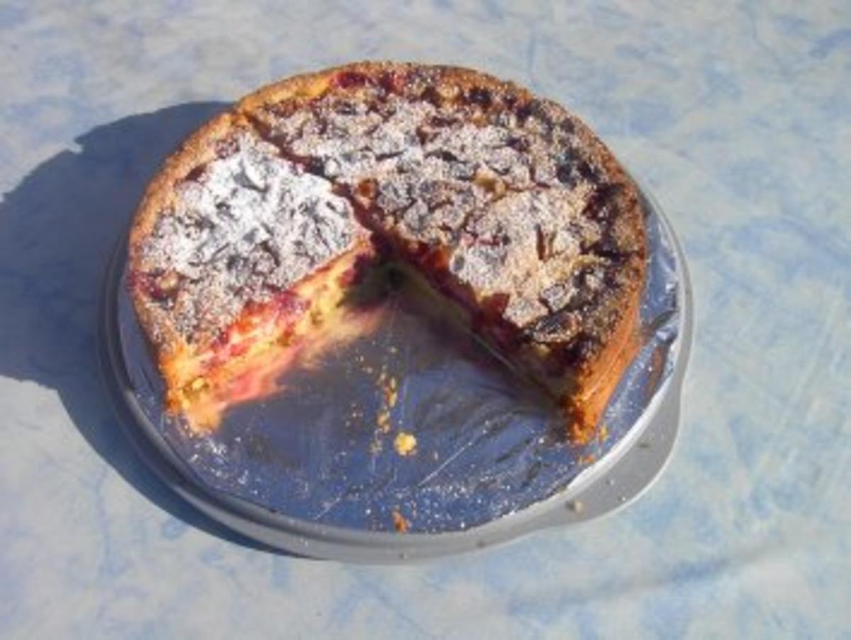 Pflaumen - Rahm - Kuchen - Rezept mit Bild - kochbar.de