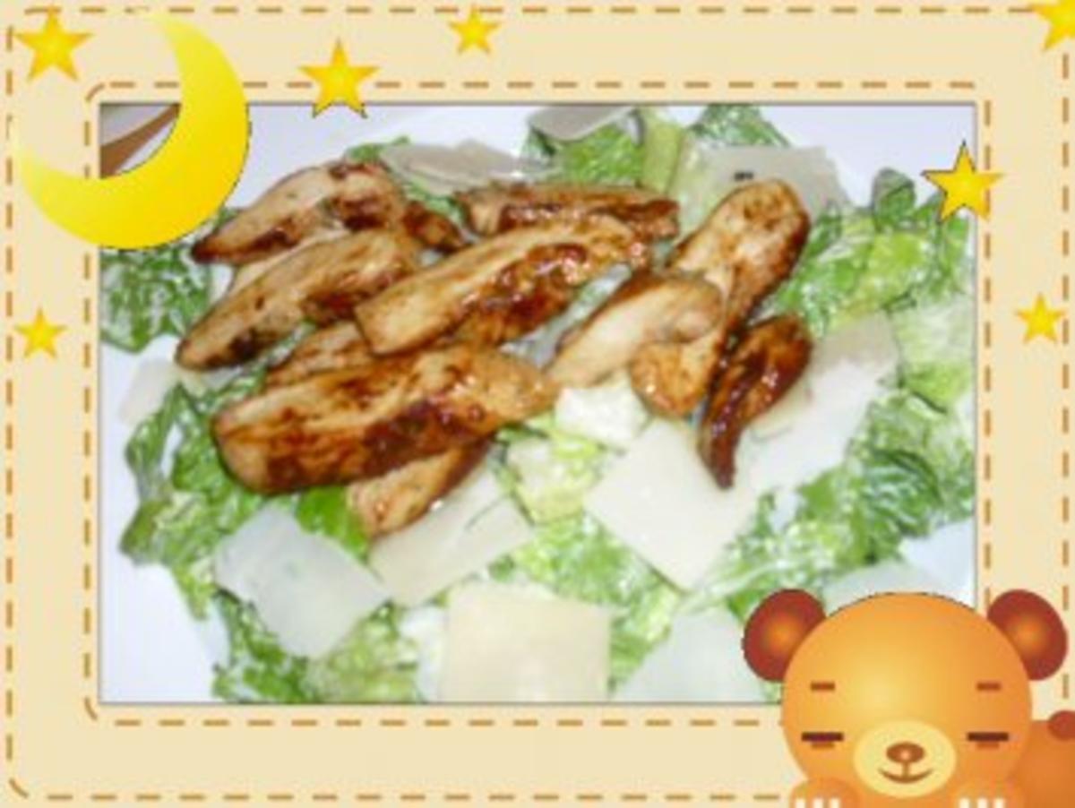 Bilder für Caesar Salad mit Hähnchenbrust - Rezept