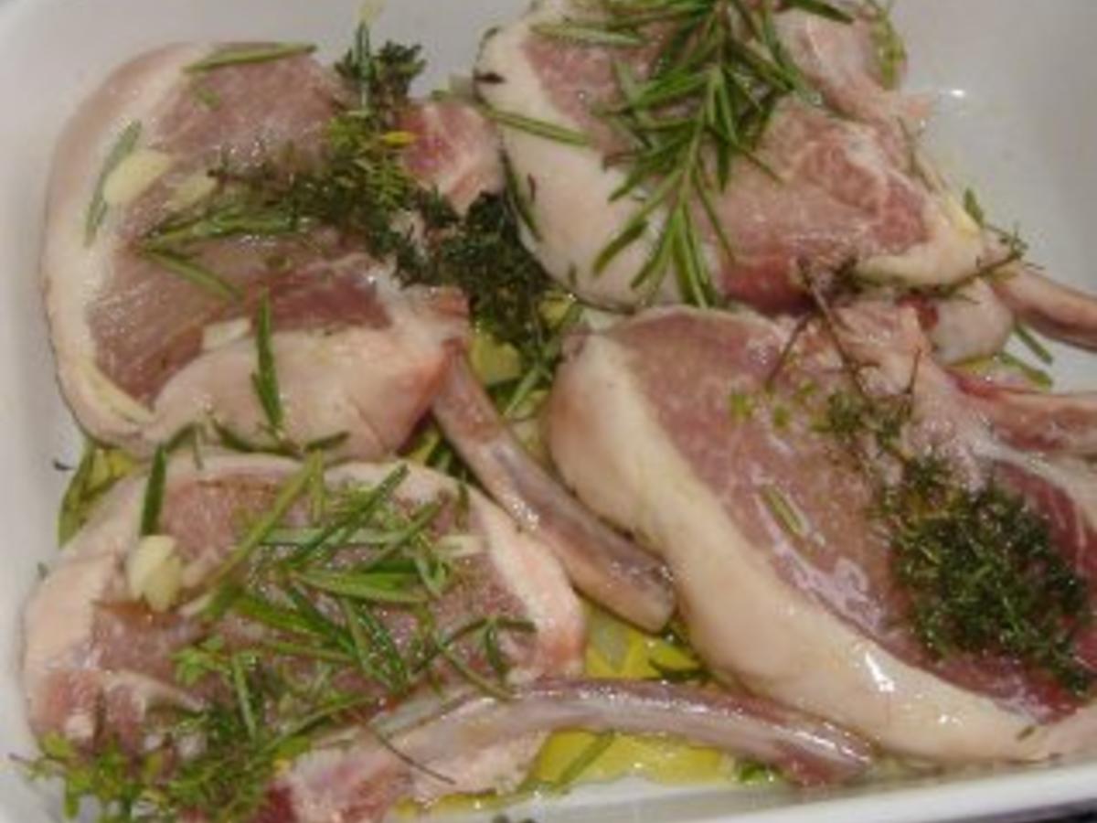 Koteletts vom Iberico Schwein mit Kartoffelolivenölstampf - einfach ...