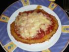 Pizza mit Knödelteig - Rezept