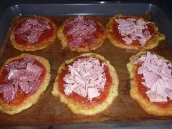 Pizza mit Knödelteig - Rezept - Bild Nr. 4