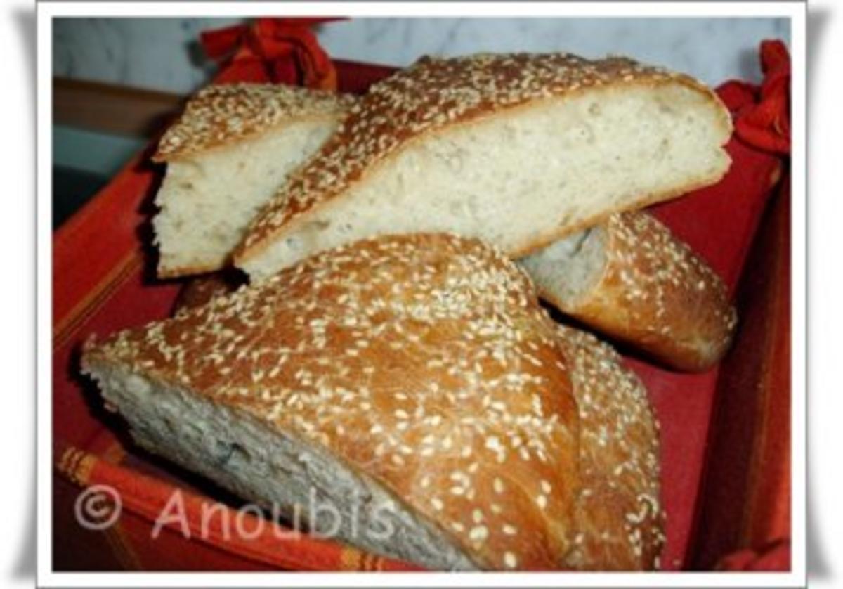 Brot/Brötchen - Fladenbrot mit Backmalz - Rezept von Anoubis