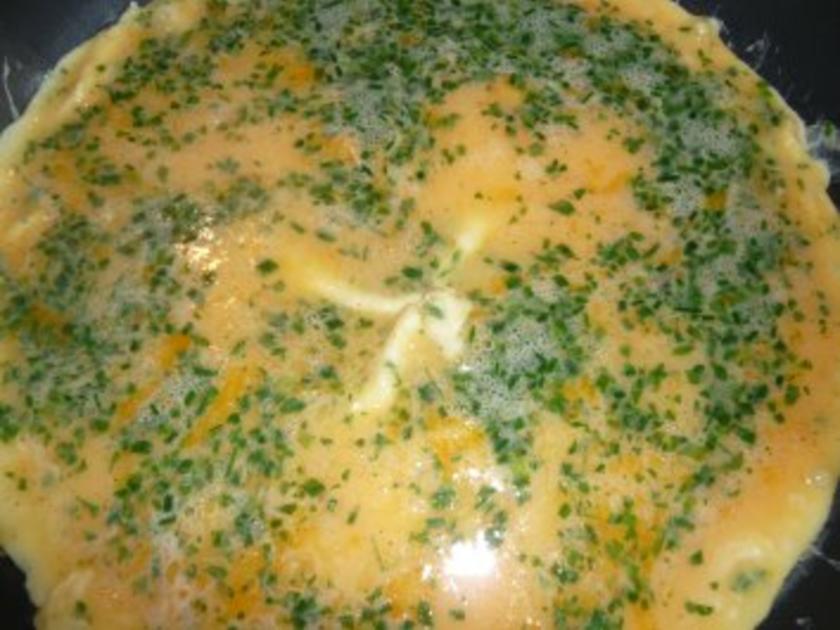 Kräuter Omelette mit Champignon Tomaten Füllung - schnell &amp; einfach ...