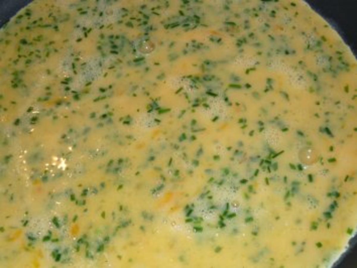Kräuter - Omelette mit Champignon - Tomaten - Füllung - Rezept - Bild Nr. 6