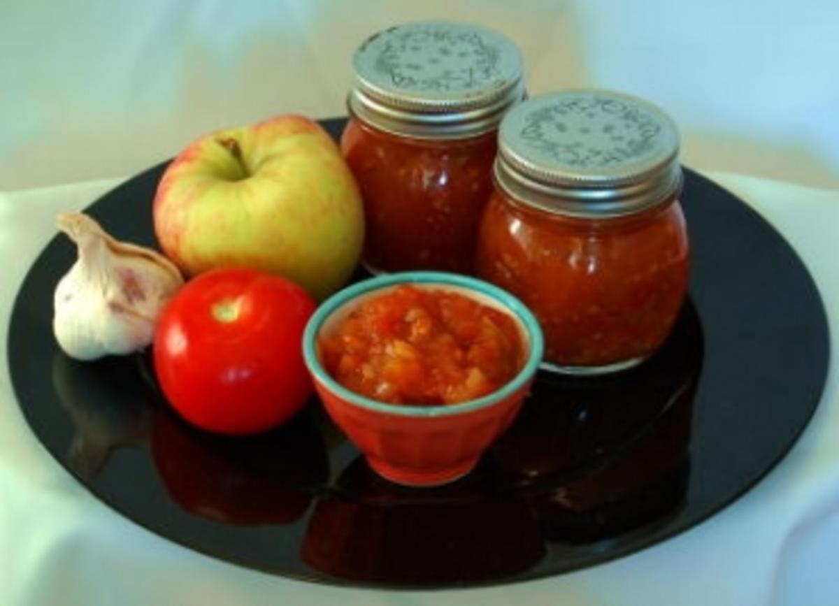 Tomaten-Apfel Chutney - Rezept