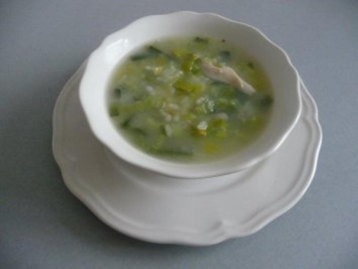 Hühnchen-Lauch- Suppe - Rezept