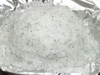 Rezept: Hähnchen in Salzkruste Bild Nr. 3 Hähnchen in Salzkruste - Rezept - Bild Nr. 3