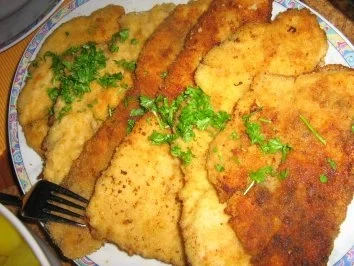 Rezept: Putenschnitzel mit Speckböhnchen, Kartöffelchen und Rahm-Zitronensoße Bild Nr. 6 Putenschnitzel mit Speckböhnchen, Kartöffelchen und Rahm-Zitronensoße - Rezept - Bild Nr. 6