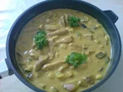 Schweinslendchen in Aubergine-Zucchini-Curry - Rezept