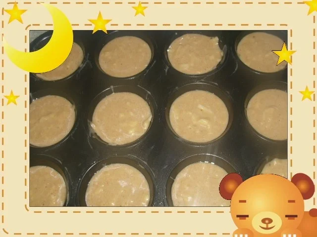 Bananen-Apfel-Muffins - Rezept - Bild Nr. 2