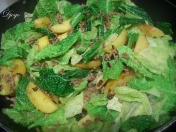 Wirsing - Hack - Pfanne - Rezept - Bild Nr. 4