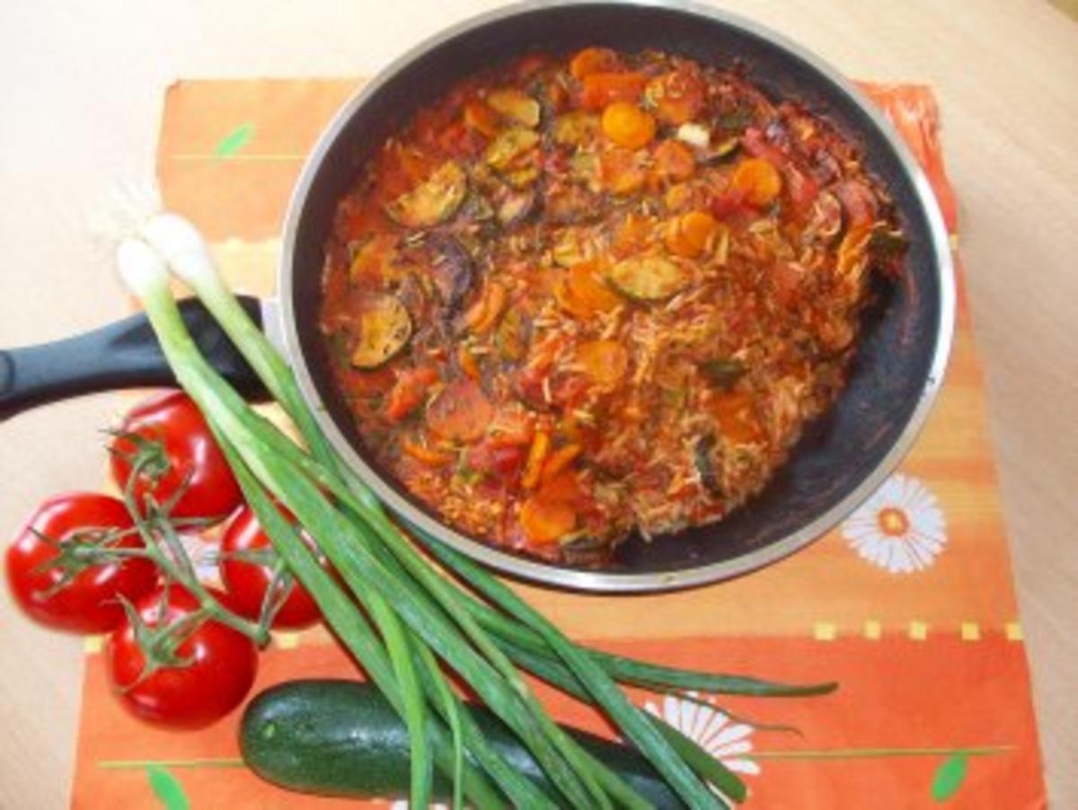 Bilder für Gemüsereis Pfanne Provençal - Rezept