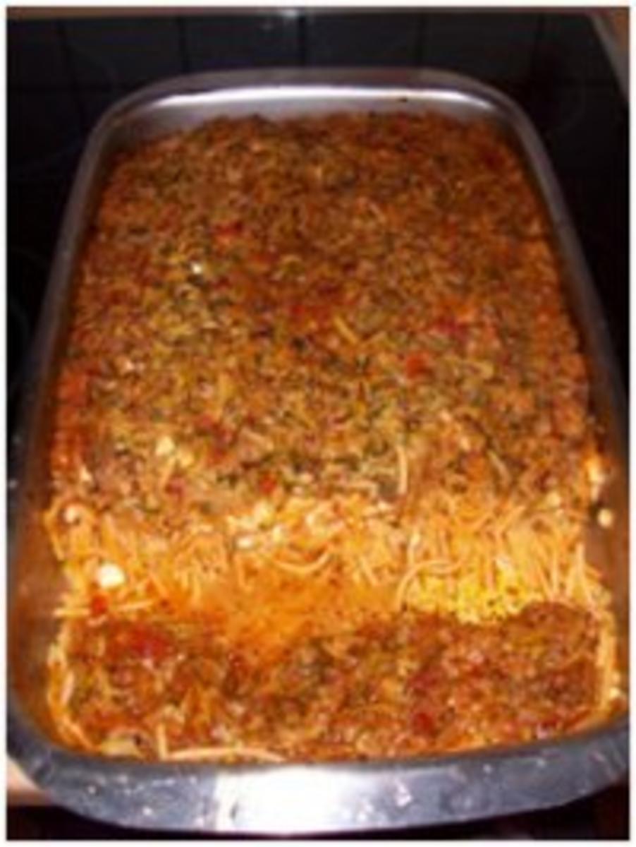 Bilder für Spaghetti Zucchini mit Schafskäse überbacken - Rezept
