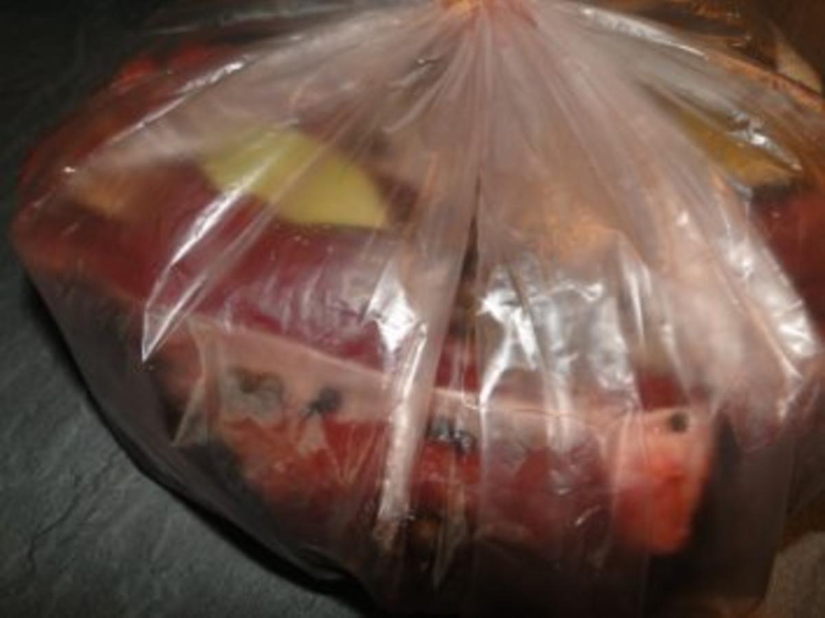 Rinderbraten Bug gespickt mit Knoblauch - einfach - 118 kcal/100g