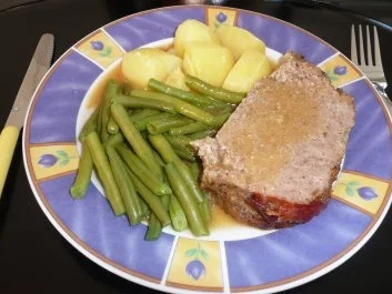 Rezept: Hackfleisch: Hackbraten Bild Nr. 2 Hackfleisch: Hackbraten - Rezept - Bild Nr. 2