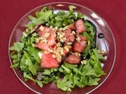 Rezept: Melonen-Schafskäsesalat (Daniela Katzenberger) Melonen-Schafskäsesalat (Daniela Katzenberger) - Rezept